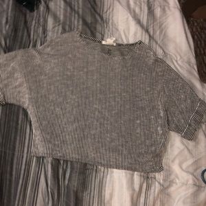 Black and white shirt